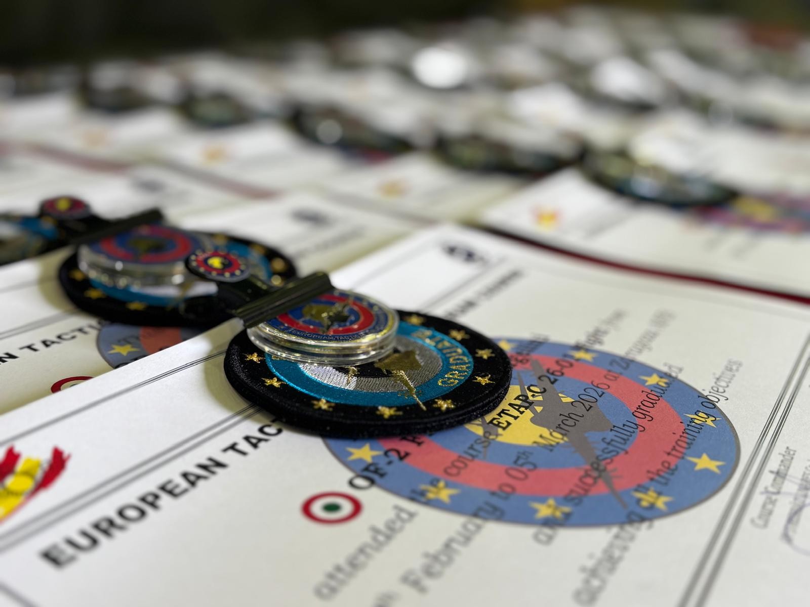 Closing ceremony for the ETAP-C 26-1 night Single Ship course